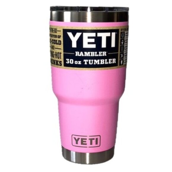 YETI RAMBLER® 30oz  Vacuum Insulated Cup Tumbler Magslider Lid Pink NWT - Picture 1 of 10